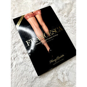 Honey Birdette FRANCESCA🩷 Rose Gold Thigh High Suspender Stockings Small